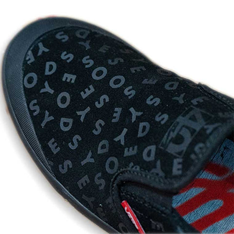 Vans BMX slip-on shoes - Odyssey black / red / gum