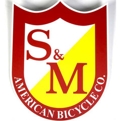S&M Shield window sticker