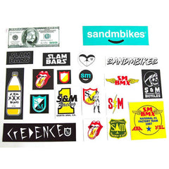 S&M assorted 20 sticker pack