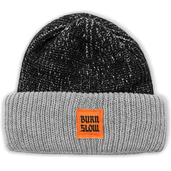 Burn Slow Entertainment Brush Logo Label beanie