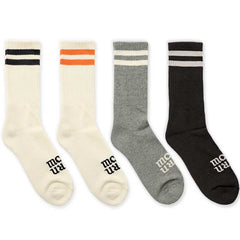 Burn Slow Entertainment socks - Classic Stripe 4-pack