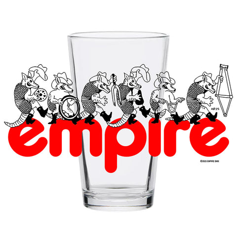 Empire BMX Pint glass