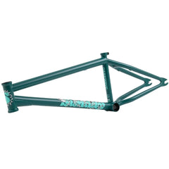 Sunday Darkwave frame - matte pine green w/ eel stickers