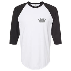 Empire BMX Logo 3/4 sleeve jersey - white / black
