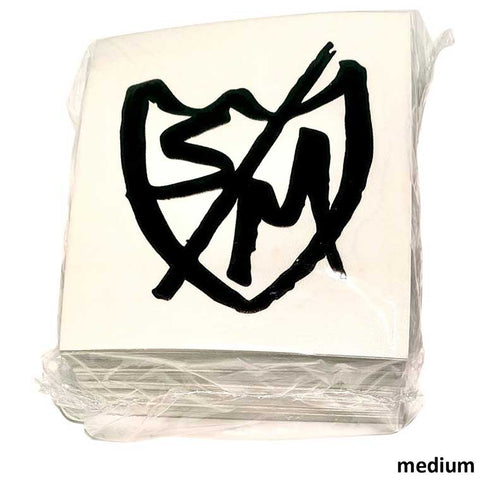 S&M Sharpie Shield die-cut sticker