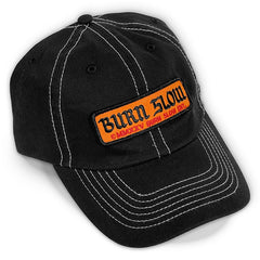 Burn Slow Entertainment Long Logo patch hat
