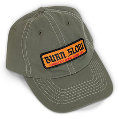 Burn Slow Entertainment Long Logo patch hat