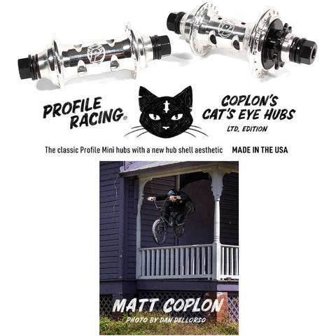 Profile Mini cassette hubset - Cat's Eye polished