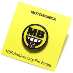 Moto-Bunka MB5 Years Anniversary pin badge