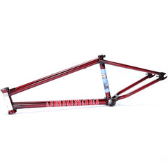 Fiend Mills frame - trans red