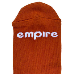 Empire BMX e logo socks - Aaron Ross Longhorn orange