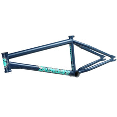 Sunday Darkwave frame - matte midnight blue w/ eel stickers