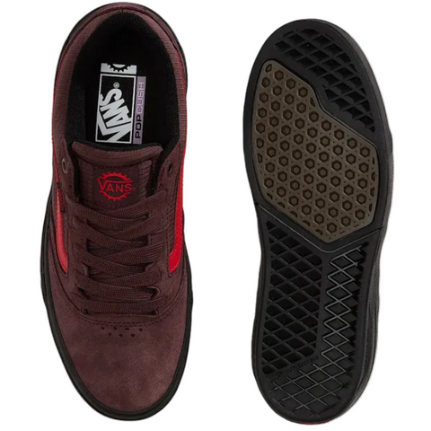 Vans BMX Proof shoes - brown / rio red / black