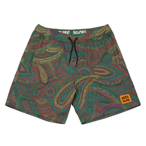 Burn Slow Entertainment swim shorts - Paisley