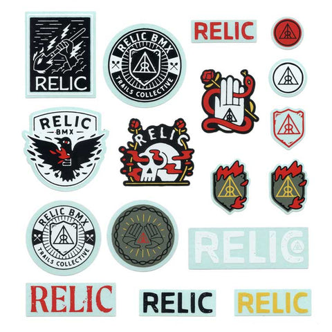 Relic assorted sticker pack