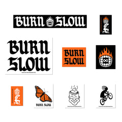 Burn Slow Entertainment assorted sticker pack