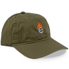 Burn Slow Entertainment Globe Logo dad hat