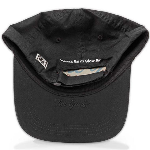 Burn Slow Entertainment Globe Logo dad hat