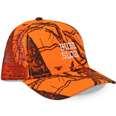Burn Slow Entertainment Brush Logo mesh hat