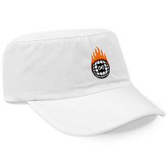 Burn Slow Entertainment Globe Logo painter hat