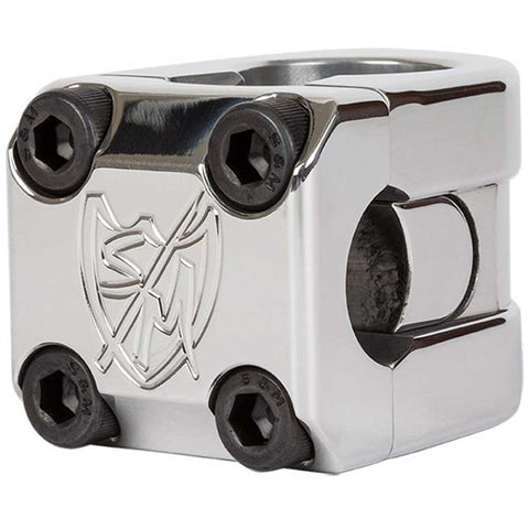 S&M Bikes Redneck FLT Flatland BMX Stem – Attacco Manubrio Nero O Lucido, Sbraccio 26mm, Taiwan