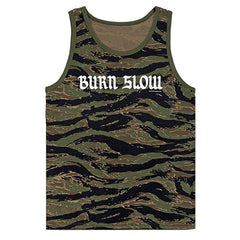 Burn Slow Entertainment tank top - Long Logo