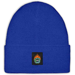 Burn Slow Entertainment Globe Logo insulated beanie