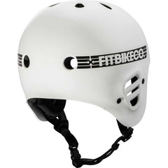 Pro-Tec x Fit Bikes Full Cut CPSC helmet - matte white
