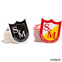 S&M Shield sticker