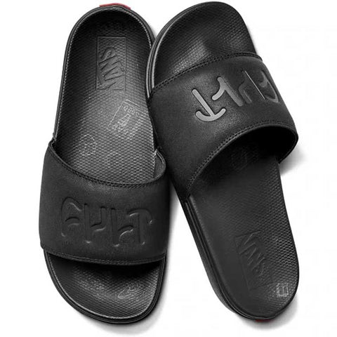 Vans x Cult La Costa slides - black / gray