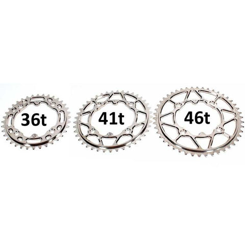 Profile Elite 4-bolt chainring - nickel