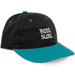 Burn Slow Entertainment Brush Logo hat