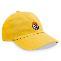 Burn Slow Entertainment Globe Logo hat