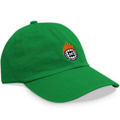 Burn Slow Entertainment Globe Logo hat
