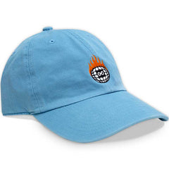 Burn Slow Entertainment Globe Logo hat