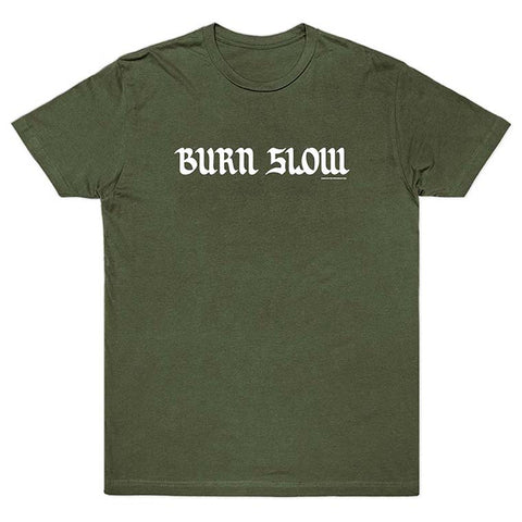 Burn Slow Entertainment t-shirt - Long Logo