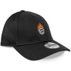 Burn Slow Entertainment Globe Logo mesh hat