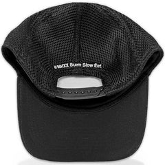 Burn Slow Entertainment Globe Logo mesh hat