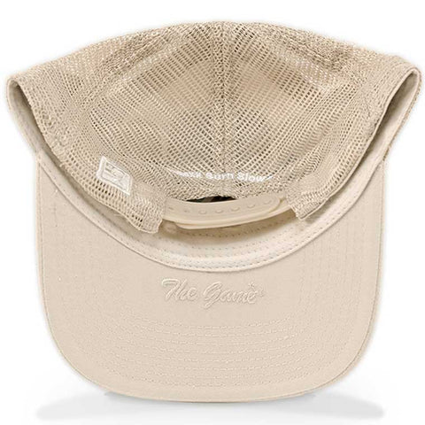 Burn Slow Entertainment Globe Logo mesh hat