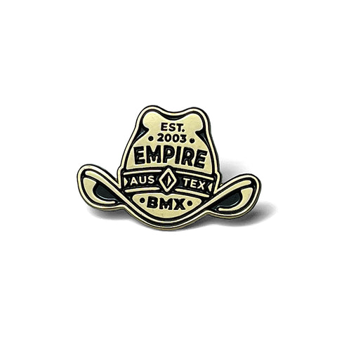 Empire BMX 20 Year Hat enamel pin